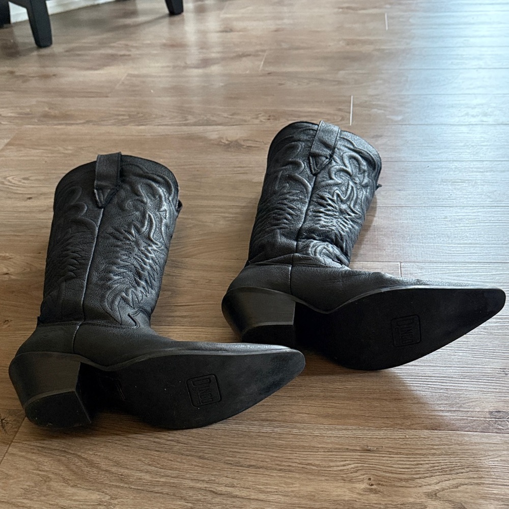Black Dingo Western Leather Boots - Picture 4 of 4